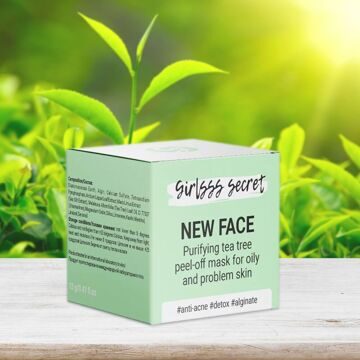 Очищающая маска-пилинг с чайным деревом NEW FACE