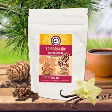 Кедровый кофе ABISORGANIC Масала без сахара и кофеина, 100г