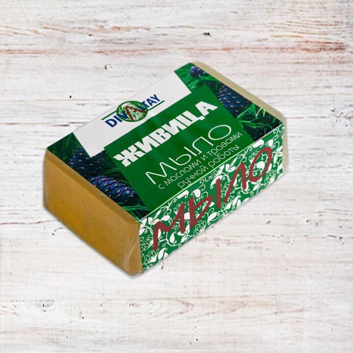 Мыло ручной работы с маслами и травами Живица