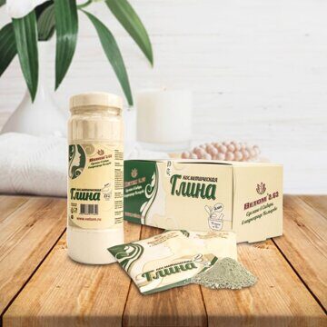 Белая глина для проблемной кожи с ветомом