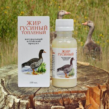 Жир гусиный натуральный, 100 мл