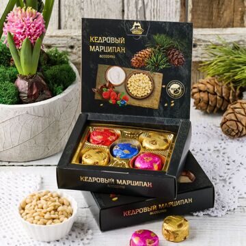 Конфеты Кедровый марципан ассорти