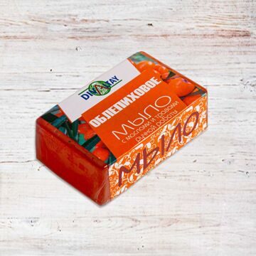 Мыло ручной работы с маслами и травами Облепиховое