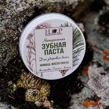 Натуральная зубная паста для здоровья десен